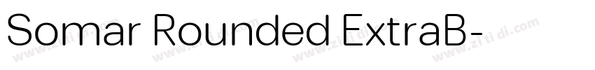 Somar Rounded ExtraB字体转换